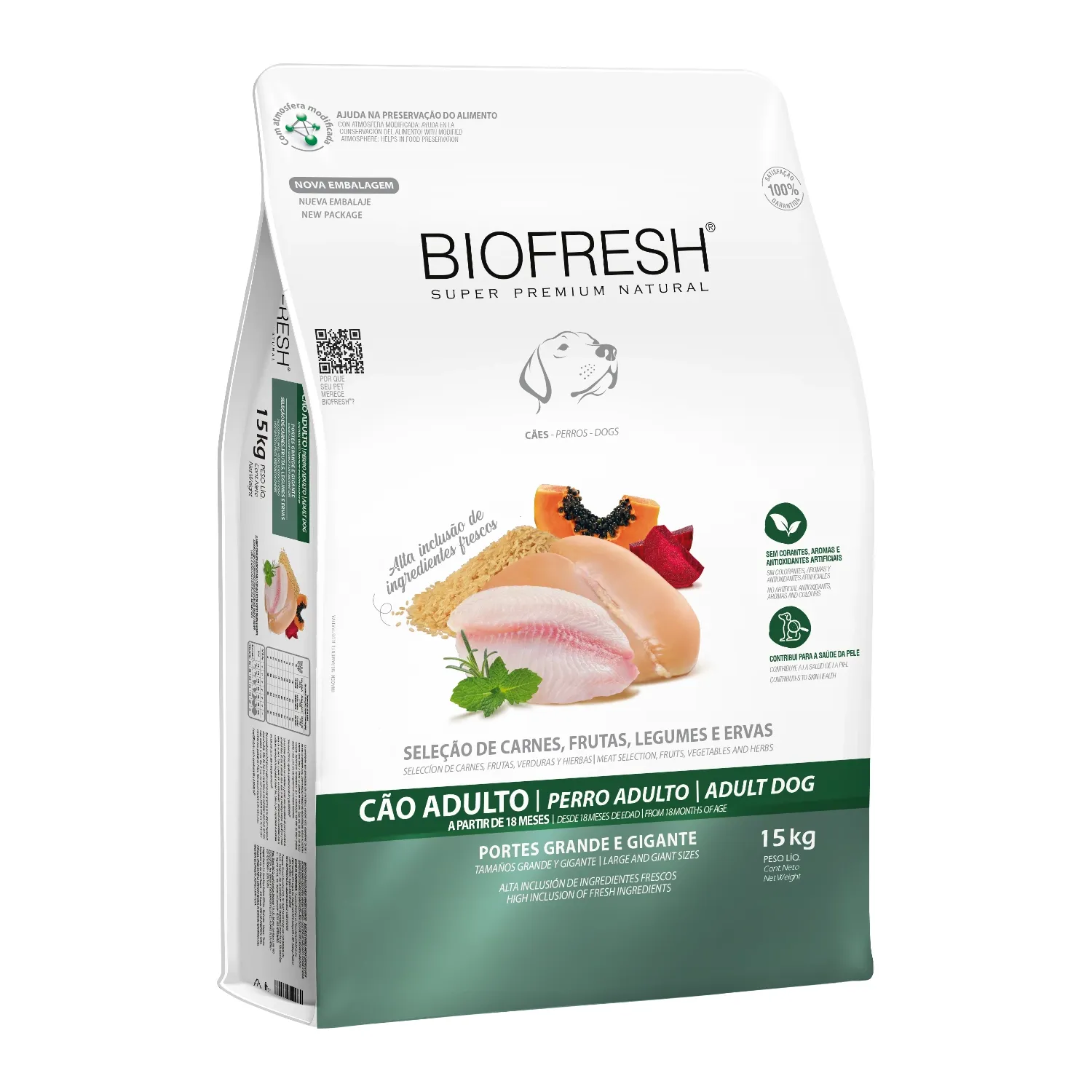 Ração Biofresh Cães Adultos Raças Grandes e Gigantes